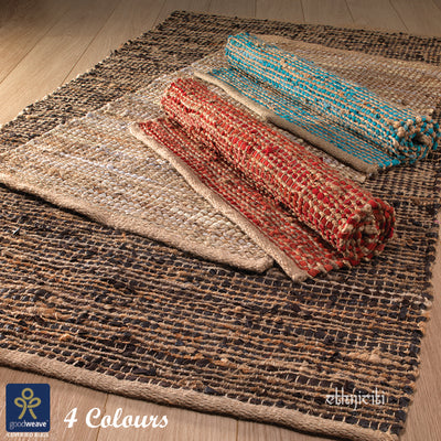 Leather &amp; Jute Rugs