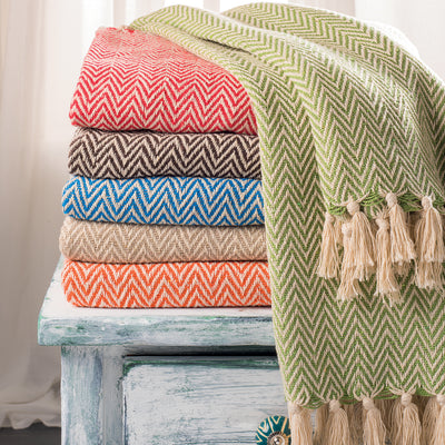 Herringbone Throws