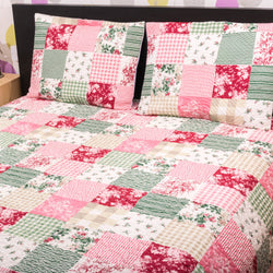 Cotton filled Quilt Double with Pillows