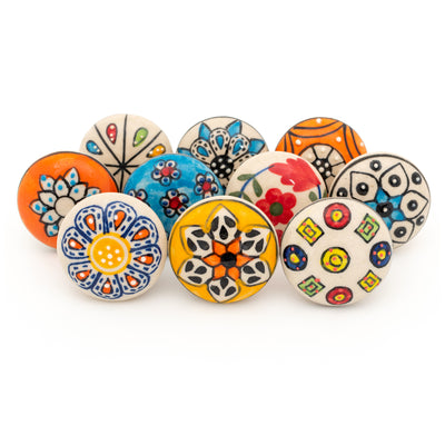 Ceramic Knobs in Packs