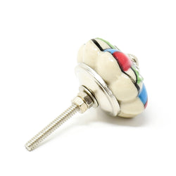 Gold Pumpkin Handpainted Ceramic Knobs 10