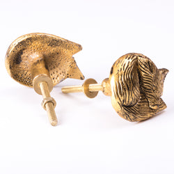 Sleeping Fox Gold Knob