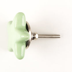 Green Star Ceramic Knob