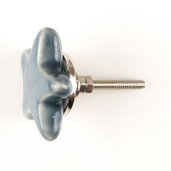 Grey Star Ceramic Knob