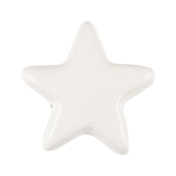 White Star Ceramic Knob