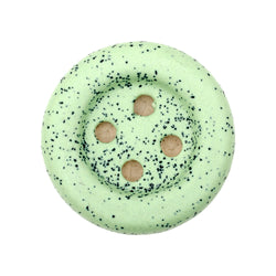 Green with Grit Button Ceramic Knob